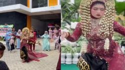 Viral Pengantin Wanita di Kalimantan Diduga Kerasukan Leluhur, Menari Pejamkan Mata sampai ke Pelaminan<