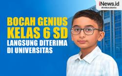 Infografis Bocah Genius Kelas 6 SD dari Mesir Diterima Masuk Universitas