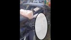 Kecelakaan di Serdang Bedagai Sumut, Sedan Corolla Altis Ringsek Dihantam Kereta