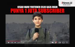 Infografis Kisah Haru YouTuber Cilik Gaza Ingin Punya 1 Juta Subscriber