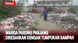 Warga Parung Panjang Diresahkan dengan Tumpukan Sampah di Bahu Jalan