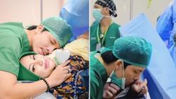 Melahirkan Anak Kedua, Tangan Aurel Hermansyah Gemetar Pegang Tasbih