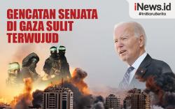 Infografis Gencatan Senjata di Gaza Sulit Terwujud
