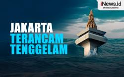 Infografis Jakarta Terancam Tenggelam