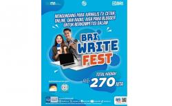 BRI Write Fest Digelar! Menangkan Hadiah Ratusan Juta hingga Beasiswa S2
