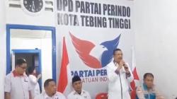 Ketua Bappilu Partai Perindo Sumut Kunjungi DPD Tebingtinggi, Ingatkan Pentingnya Kerja Sama<