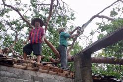 Puting Beliung Terjang Semin Gunungkidul, Puluhan Rumah Rusak