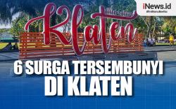 Infografis 6 Surga Tersembunyi di Klaten