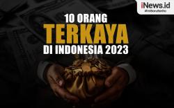 Infografis Daftar 10 Orang Terkaya di Indonesia 2023 Terbaru Versi Forbes