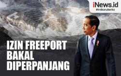 Infografis Izin Freeport Bakal Diperpanjang