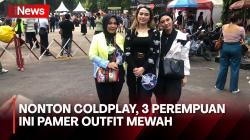 Tiga Perempuan Ini Tampil dengan Outfit Mewah demi Nonton Coldplay