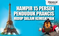 Infografis Hampir 15 Persen Penduduk Prancis Hidup dalam Kemiskinan