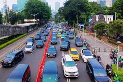 Macet Parah Kawasan Sudirman Jelang Konser Coldplay