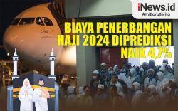 Infografis Biaya Penerbangan Haji 2024 Diprediksi Naik 4,7%