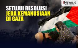 Infografis Dewan Keamanan PBB Setujui Resolusi Jeda Kemanusiaan di Gaza