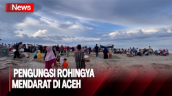 Mendarat di Pantai Ule Madon, Warga Aceh Utara Tolak Kedatangan Ratusan Pengungsi Rohingya 
