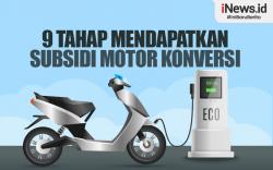 Infografis 9 Tahap Mendapatkan Subsidi Motor Konversi