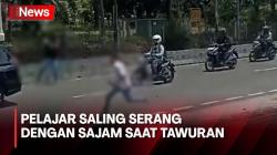 Janjian, Tawuran Pelajar SMA dengan Sajam Pecah di Kawasan Penjaringan<