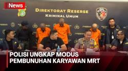 Tiga Pembunuh Karyawan MRT Tertangkap, Polisi: Modusnya Berpura-pura Beli Mobil Korban