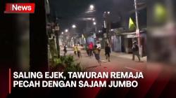 Tawuran 2 Kelompok Remaja Berbekal Sajam Jumbo Pecah di Johar Baru