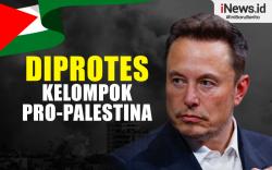 Infografis Elon Musk Diprotes Kelompok Pro-Palestina