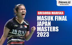 Infografis Gregoria Mariska Masuk Final Japan Masters 2023