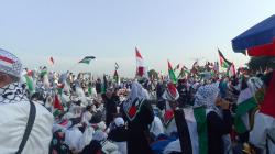 Aksi Bela Palestina di Kabupaten Bekasi, Massa Tumpah Ruah ke Jalan<