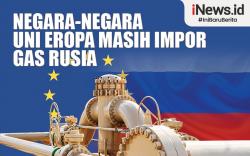 Infografis Negara-Negara Uni Eropa Masih Impor Gas Rusia