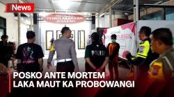 Identifikasi Korban Tewas Laka Maut KA Probowangi, Polres Lumajang Dirikan Posko Ante Mortem