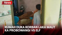 Begini Suasana Rumah Duka Korban Laka Maut KA Probowangi vs Elf Tiba di Surabaya