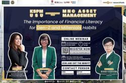 MNC Asset dan KSPM FEB USU Gelar Webinar Literasi Keuangan untuk Atasi Bad Habits Milenial 