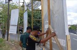 Langgar Aturan, 1.500 Alat Peraga Sosialisasi Pemilu dan Pilpres di Gunungkidul Ditertibkan