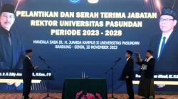 Prof Azhar Affandi Jabat Rektor Unpas Bandung Periode 2023-2028 Gantikan Eddy Jusuf<