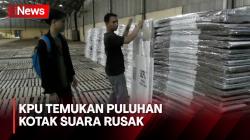 Puluhan Kotak Suara Rusak Ditemukan KPU Kabupaten Tangerang saat Terima Logistik Pemilu