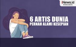 Infografis Daftar 6 Artis Dunia Pernah Alami Kesepian