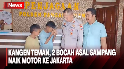  Bermodal Rp100 Ribu, 2 Bocah Asal Sampang  Naik Motor ke Jakarta karena Kangen Temannya