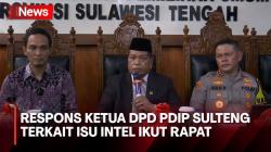 Ketua DPD PDIP Sulawesi Tengah Bantah Isu Intel Ikut Rapat Internal di Palu<