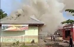 Korsleting Listrik, 5 Ruang Kelas SD di Dharmasraya Ludes Terbakar