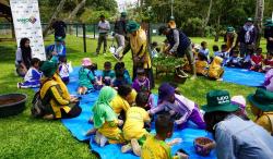 Puluhan Anak Kegirangan Ikut Kegiatan MNC Land dan MNC Peduli di Lido Adventure Park