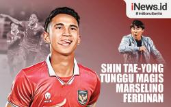 Infografis Shin Tae-yong Tunggu Magis Marselino Ferdinan