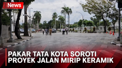 Buntut Proyek Jalan Mirip Keramik di Kota Medan, Ini Kata Pakar Tata Kota 