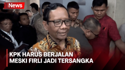 Menkopolhukam: KPK Harus Berjalan Meski Firli Bahuri Jadi Tersangka Pemerasan