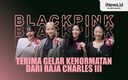 Infografis BLACKPINK Terima Gelar Kehormatan dari Raja Charles III