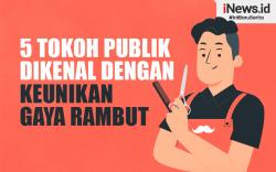 Infografis 5 Tokoh Publik Dikenal dengan Keunikan Gaya Rambut