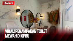 Gegerkan Medsos, Inilah Toilet Mewah Ala Bintang 5 di SPBU Sukabumi<