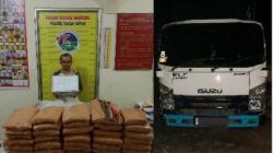 Polres Tanah Datar Gagalkan Pengiriman Ganja 45 Kg ke Pulau Jawa<