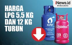 Infografis Harga LPG 5,5 Kg dan 12 Kg Turun