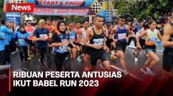 Babel Run 2023 Diikuti Ribuan Peserta, Pemenang Diganjar Uang dan Medali<