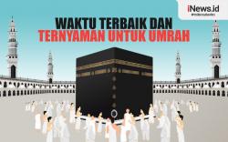 Infografis Waktu Terbaik dan Ternyaman untuk Beribadah Umrah