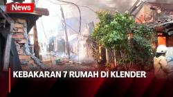 Kebakaran Hanguskan 7 Rumah di Klender, Kerugian Capai Rp1 Miliar